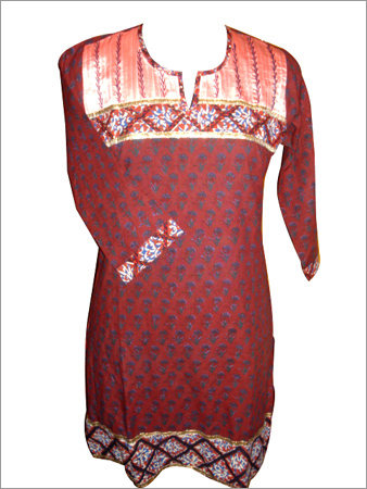 Hand- Print Kurta
