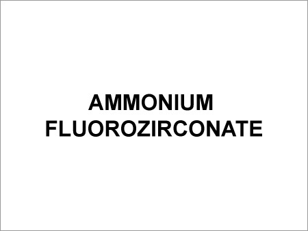 Fluozirconate