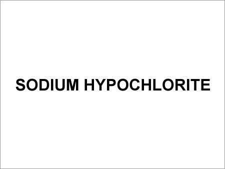 Sodium Hypochlorite