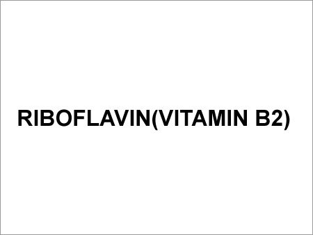Riboflavin(Vitamin B2)