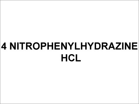 4 NitrophenylHydrazine HCl