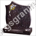 Granites Monument - Polished Granite, Variable Dimensions, Dark Brown | Durable, Weather-Resistant, Customizable, Versatile