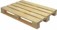 Euro Pallets - Wooden Material, Various Sizes Available, Brown Color - High Load Bearing Capacity, 1-Way Forklift Compatible, Safe Mobility