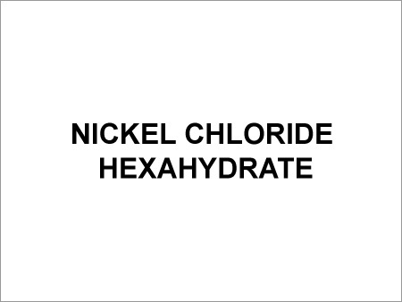 Nickel Chloride Hexahydrate