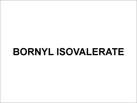 Bornyl Isovalerate