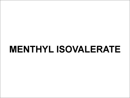 Isovalerate