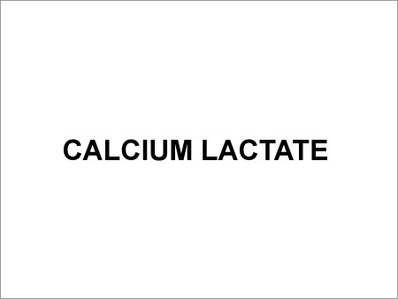 Calcium Lactate