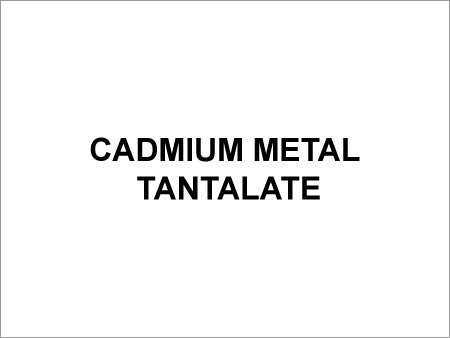 Cadmium metal tantalate