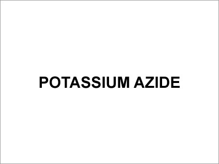 Potassium Azide - KN3 White Crystals 1.848 g/cmÂ³ Density | High Purity Stable Compound Precise Synthesis
