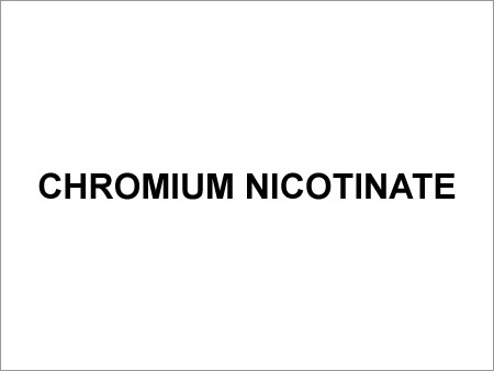 Chromium Nicotinate