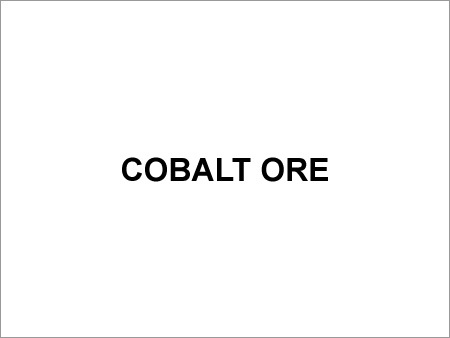 Cobalt Ore - Coniassfe Composition, Various Grades, Low Moisture, Minimal Impurities, Bulk Packaging