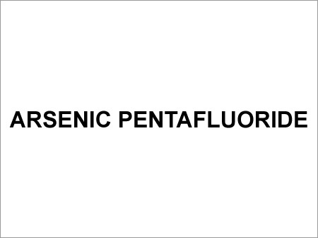 Arsenic Pentafluoride - Colorless Gas, AsF5, 52.7°C Boiling Point | High Purity, Precise Synthesis, Fluorination Agent