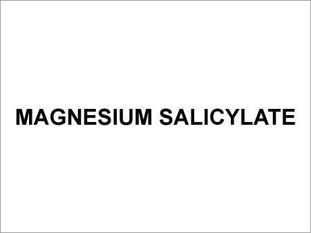 Magnesium salicylate