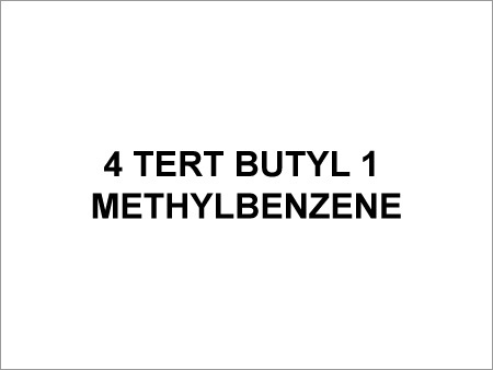 4 Tert Butyl 1 Methylbenzene - Molecular Formula C11H16, Boiling Point 190°C | High Octane, Oxygenate Boost, Fuel Additive, Improves Efficiency
