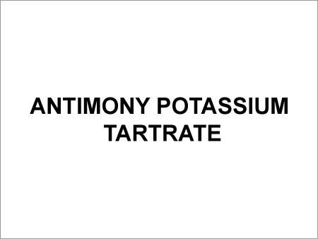 Antimony Potassium Tartrate