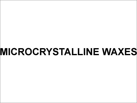 Microcrystalline Waxes