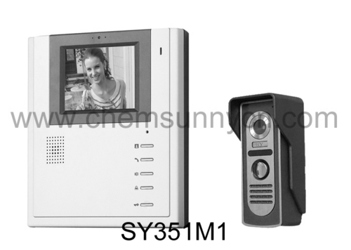 4' Black & White Video Door Phone