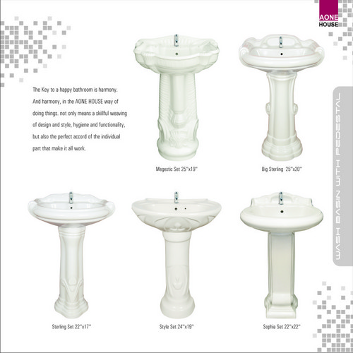 Any Color Wash Basin Pedestal
