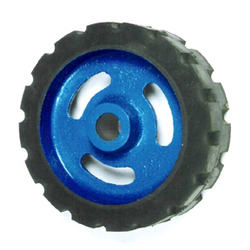 4-2-250x250 - Rubber Metal Wheel 250x250 mm Blue, Durable Design Smooth Rolling