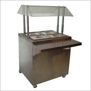 Service Counter With Hot Bain Marie