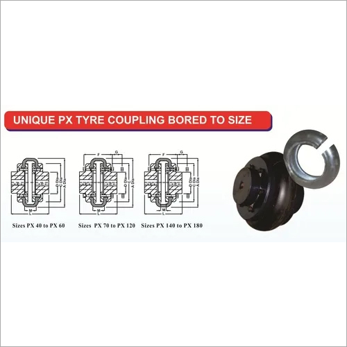 Unique PX Series Tyre Coupling Unique PX Series Tyre Coupling