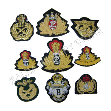 Zari Embroidered Badges