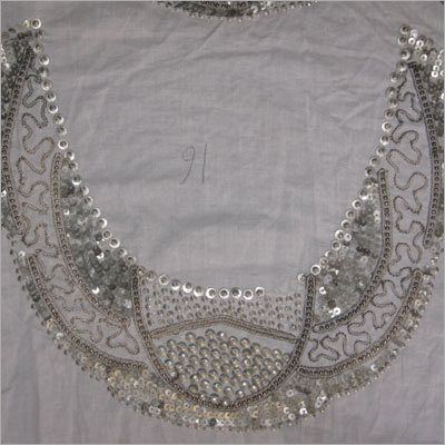 Neck Embroidery Job Work