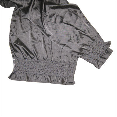 Black Velvet Embroidered Tops