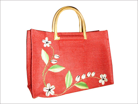 Embroided Dee Pee Dee Jute Bag