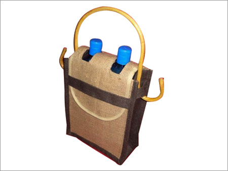 Pop-up Handle Two Bottles Wine Bag