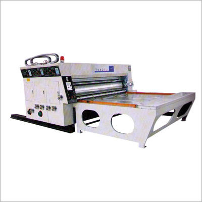 Double Color Of Water Base Printing & Slotting M/c