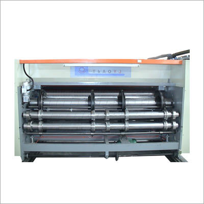 Double Color Of Water Base Printing & Slotting M/c