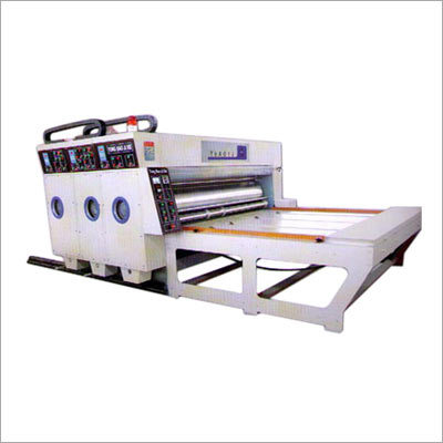 Double Color Of Water Base Printing & Slotting M/c