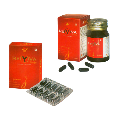 Reyva - Capsules 10x10 Red, Multivitamins with Ginseng, Ashwagandha & Safed Musali, Immunity Support