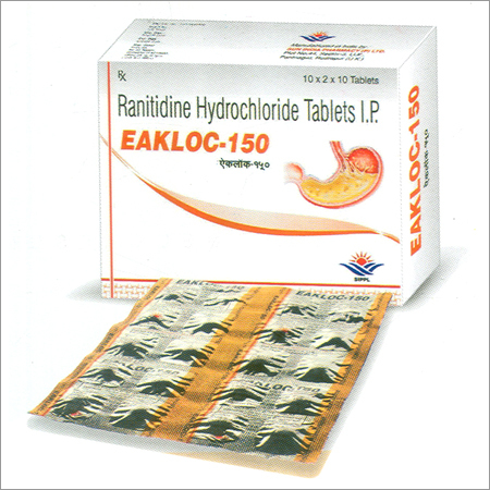 Eakloc-150 - Ranitidine Hydrochloride IP 150mg Tablet, 20x10 | Ulcer Relief, Acid Reduction, Fast Acting