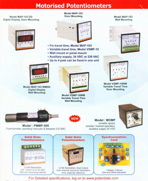 Motorised Potentiometers