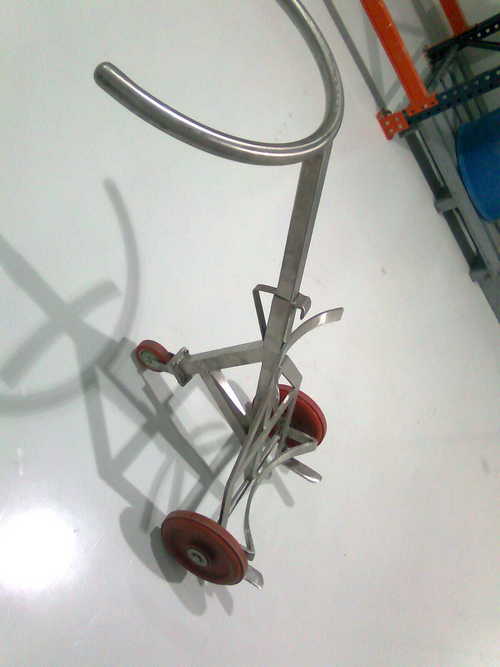 Stainless Steel Drum Trolley