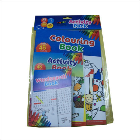 Activity Pack - A5 Cardstock, Yellow , Creative Fun, Learning Tool, Coloring Books, Educational Gift Pack