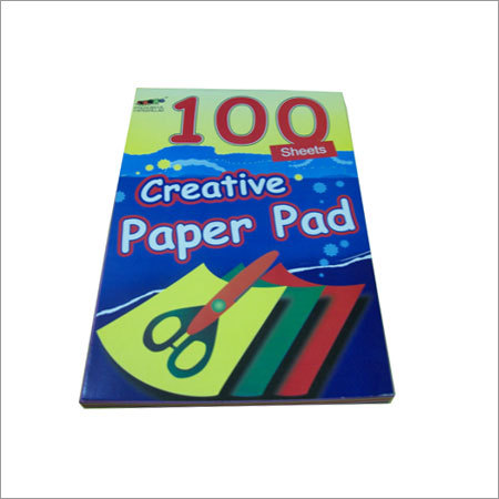 Creative-Paper-Pad - Paper A5 Size Blue, 100 Sheets | Versatile Sheets, Creative Designs, Arts and Crafts