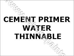 Cement Primer Water Thinnable