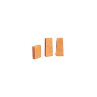High Alumina Fire Bricks - Sandstone, Rectangle Shape 1-3 Inch | Non-polluting, Low Thermal Conductivity, High Electrical Resistivity