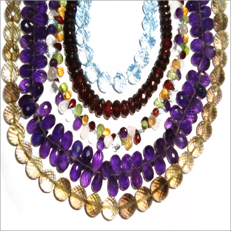 Semi Precious Beaded Necklace