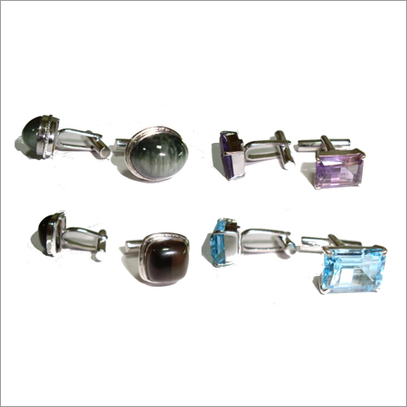Semi Precious Cuff Link
