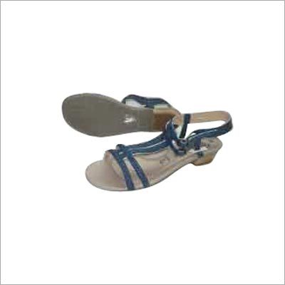 Ladies Footwear - PU Leather, Size 6-10, Beige, 2 Inch Heel | Buckle Closure, Stylish Design, Comfortable Fit, Durable Rubber Sole