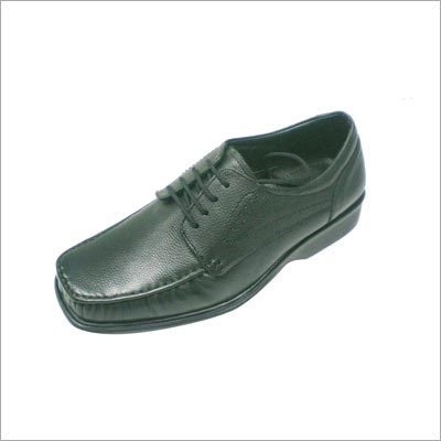 Mens Footwear - Leather, Various Sizes, Black | Lace-Up, Comfort, Durability, Support, Breathability, Cushioned Insole, Lightweight Rubber Sole