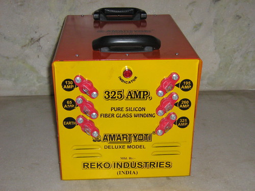 Air cooled 325 Amps 1/2 phase with fan