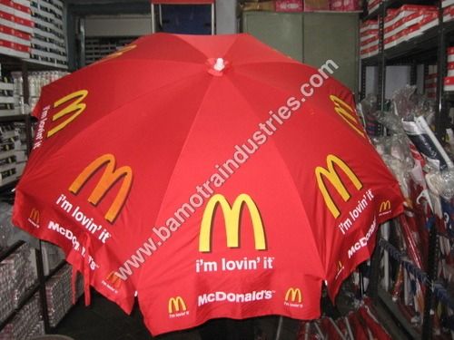 Red Promotional Folding Umbrella