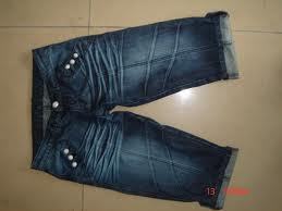 Denim Capri / Gents Denim Wear Manufacturer Export