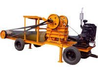 Mobile Jaw Crusher - Ms Plate Body, Variable Capacity, Orange Color | Durable, Easy Maintenance, Efficient, High Output, Mobile, Reliable, Versatile, Manganese Steel Jaw