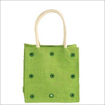 Printed Jute Beaded Bags